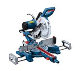 Máy cưa góc Bosch GCM 254 D có thanh dẫn hướng góc có thể điều chỉnh.