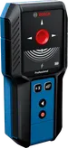 Máy dò Bosch GMS 120-27 có thể phát hiện kim loại và dây điện đang hoạt động.