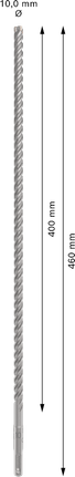Mũi khoan búa PRO SDS plus-5X, 10 x 400 x 460 mm Mũi khoan búa PRO SDS plus-5X, 10 x 400 x 460 mm