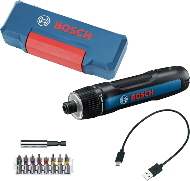 Bộ tua vít điện Bosch Go 3 có cáp sạc USB.