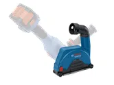 Bộ phận bảo vệ hút bụi Bosch GDE 115/125 FC-T dành cho máy mài góc.