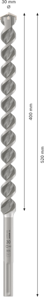 Mũi khoan búa PRO SDS max-4, 30 x 400 x 520 mm Mũi khoan búa PRO SDS max-4, 30 x 400 x 520 mm