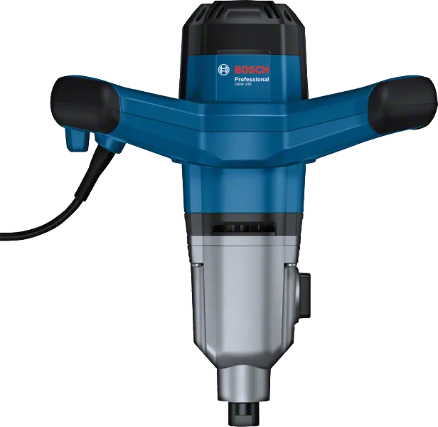 Máy khoan trộn Bosch GRW 140 mạnh mẽ có tay cầm tiện dụng.