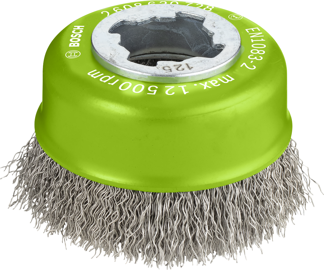 Chổi vệ sinh Bosch PRO Stainless Steel X-Lock Cup Brush 75 mm.