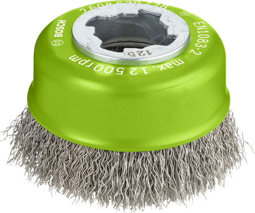 Chổi vệ sinh Bosch PRO Stainless Steel X-Lock Cup Brush 75 mm.