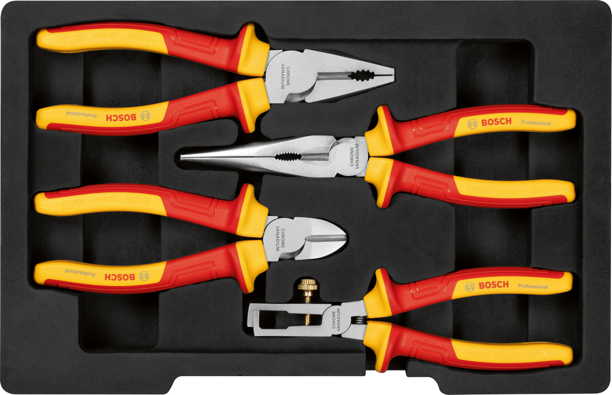 Bộ kìm cách điện VDE 4 món Professional