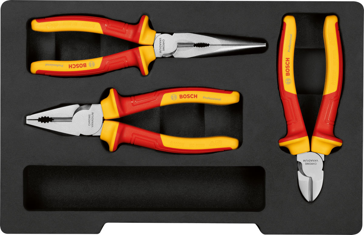 Bộ kìm cách điện VDE 3 món Professional
