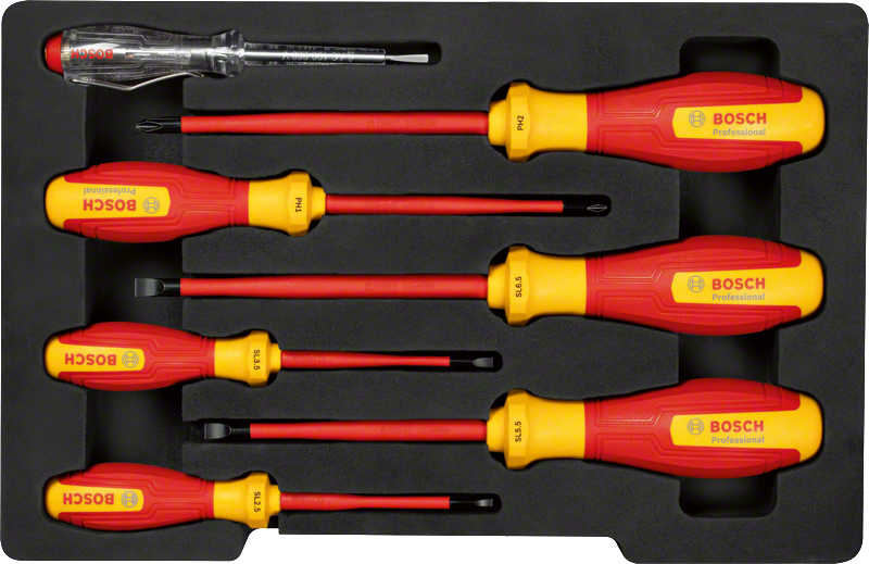 Bộ tua vít cách điện VDE 7 món Bosch .