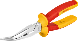 Kìm mũi cong Bosch VDE 200mm dùng cho công việc điện.