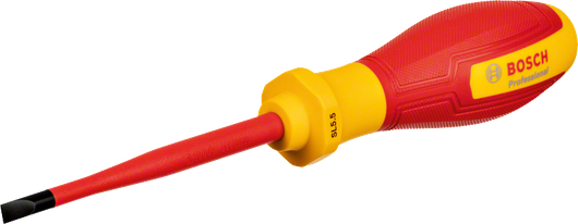 Tua vít cách điện Bosch VDE SL5.5 dành cho công việc điện.