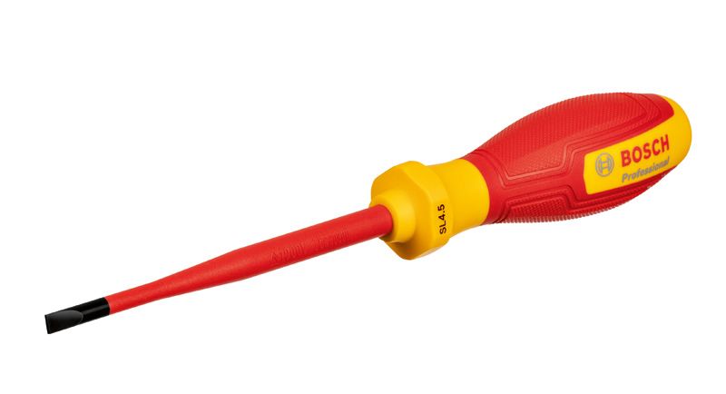 Tua vít cách điện Bosch VDE SL4.5 dành cho công việc điện.