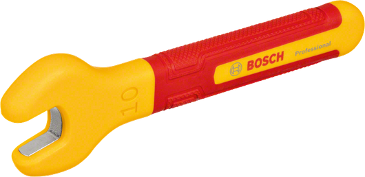 Cờ lê cách điện Bosch 10mm VDE dùng cho công việc điện.