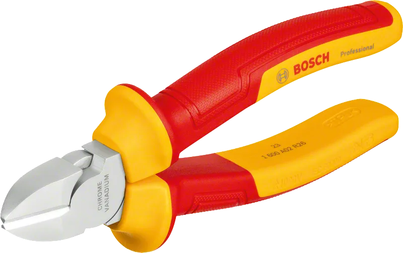 Kìm cắt chéo bên VDE 160mm Kìm cắt cạnh chéo Bosch VDE có tay cầm cách điện 160mm.