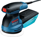 Máy chà nhám quỹ đạo ngẫu nhiên Bosch GEX 125-1 AE có bộ lọc vi mô.