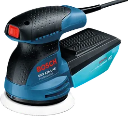 Máy chà nhám quỹ đạo ngẫu nhiên Bosch GEX 125-1 AE có bộ lọc vi mô.