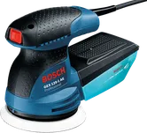 Máy chà nhám quỹ đạo ngẫu nhiên Bosch GEX 125-1 AE có bộ lọc vi mô.