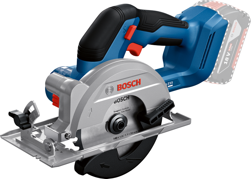 Máy cưa đĩa dùng pin Bosch GKS18V-51, động cơ không chổi than.