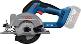 Máy cưa tròn dùng pin Bosch GKS18V-44 để cắt gỗ.