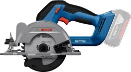 Máy cưa tròn dùng pin Bosch GKS18V-44 để cắt gỗ.