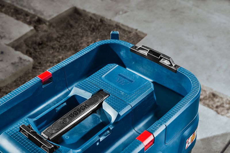 Bosch GAS 400 A hộp đựng máy hút đa năng.