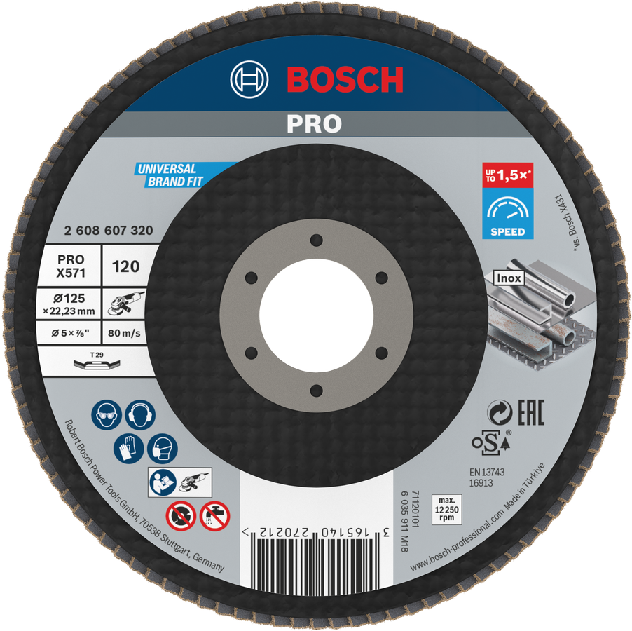 Đĩa phanh Bosch PRO X571 góc 125mm G120.