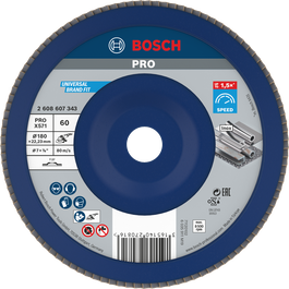 Đĩa mài Bosch PRO X571 180mm G60 dùng để mài kim loại.