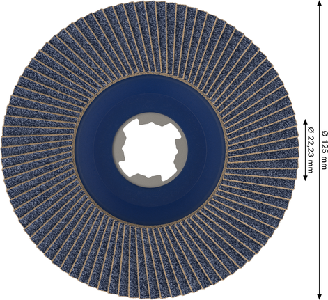 Đĩa mài góc Bosch PRO X571 125 mm G40 X-Lock.