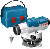 Máy thủy bình quang học Bosch GOL 32 D có hộp đựng.