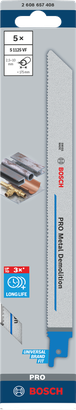 PRO Metal Demolition S1125VF Lưỡi cắt kim loại Bosch PRO Metal Demolition S1125VF 225mm 5 chiếc.