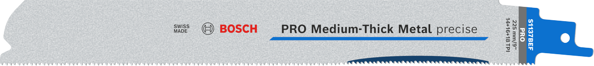 Lưỡi dao Bosch PRO Medium-Thick Metal chính xác S1137BEF.