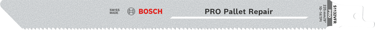 Lưỡi dao sửa chữa pallet Bosch PRO S1132VFR có răng vario.
