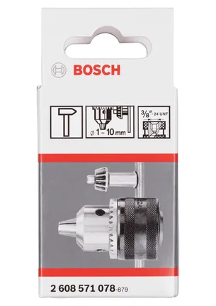 Đầu kẹp mũi khoan Bosch 3/8″ 1–10mm.