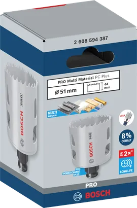Máy cắt lỗ đa vật liệu Bosch 51 mm PRO.