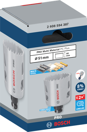 Máy cắt lỗ đa vật liệu Bosch 51 mm PRO.