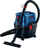 Máy hút bụi khô ướt Bosch GAS 15 PS kèm ống mềm.