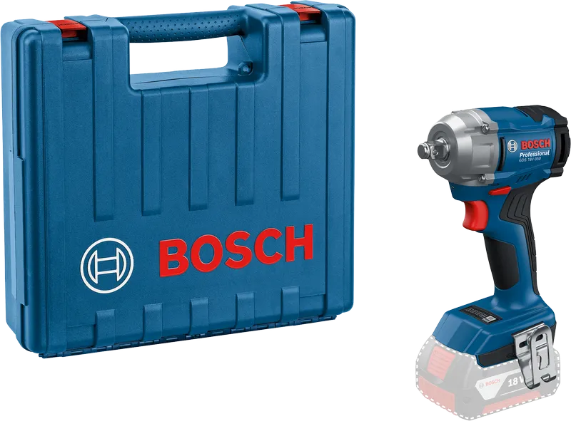Máy vặn vít dùng pin Bosch GDS 18V-350 có hộp đựng.