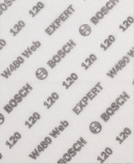 Giấy nhám Bosch EXPERT W480 G120, 115x140mm.