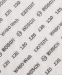 Giấy nhám Bosch EXPERT W480 G120, 115x140mm.