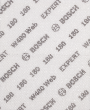 Giấy nhám tay EXPERT W480 Web 1/4, 115 x 140 mm, G180 Giấy chà nhám cầm tay Bosch EXPERT W480 Web 1/4, độ nhám 180.