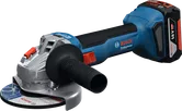 Máy mài góc dùng pin Bosch GWS 18V-8, tay cầm tiện dụng.