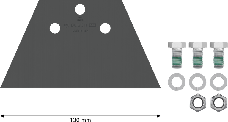 Bộ dụng cụ cạo sàn thay thế Bosch PRO SDS plus 130 mm.