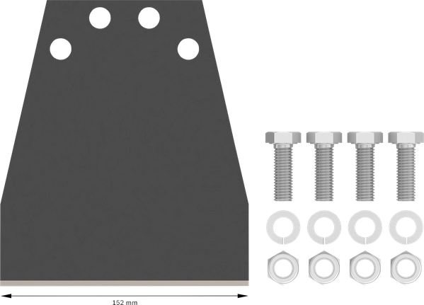 Bộ thay thế máy cạo sàn Bosch PRO SDS max 152 mm.