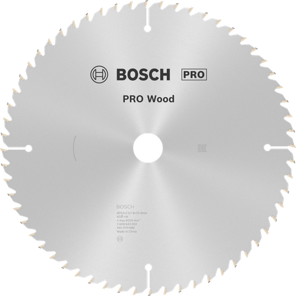 Lưỡi cưa tròn PRO Wood, 254 x 2,5 x 25 mm Lưỡi cưa tròn PRO Wood, 254 x 2,5 x 25 mm