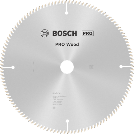 Lưỡi cưa tròn PRO Wood, 254 x 2,5 x 25 mm Lưỡi cưa tròn PRO Wood, 254 x 2,5 x 25 mm