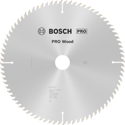 Lưỡi cưa tròn PRO Wood, 254 x 2,5 x 30 mm Lưỡi cưa tròn PRO Wood, 254 x 2,5 x 30 mm
