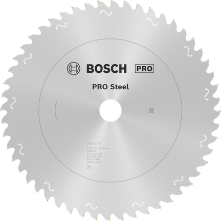 Lưỡi cưa tròn Bosch PRO Steel 254mm T52 dùng cho kim loại.