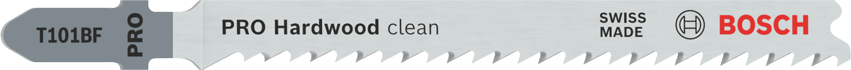 Lưỡi cưa lọng Bosch PRO Hardwood clean T101BF cho đường cắt mịn.