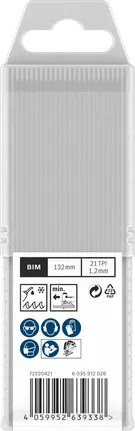 Lưỡi cưa lọng Bosch PRO Metal Pipes Profiles T321AF 132 mm 25 chiếc.