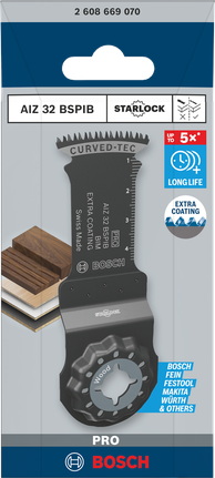 Lưỡi dao đa năng Bosch PRO AIZ 32 BSPIB 32×50 mm.