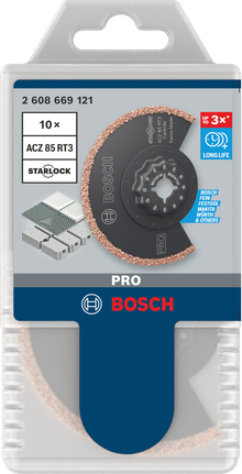 Lưỡi dao chà ron Bosch PRO ACZ 85 RT3 85×2,5 mm 10 chiếc.